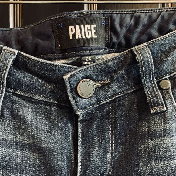 PAIGE Flare Leg Jeans Medium Wash | Size 26 - Picture 2 of 5
